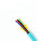 एफटीटीएच 12 फाइबर ऑप्टिक केबल मल्टीमोड अनुकूलित रंग ओएम 3 इंडोर वितरण