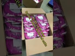 पीवीसी सामग्री फाइबर ऑप्टिक पैच कॉर्ड 10 मीटर लंबाई एलसी डीएक्स एमएम 2.0 व्यास CATV के लिए