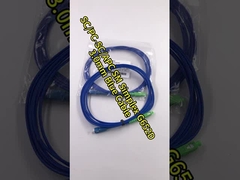 एससी इनडोर सिम्प्लेक्स बख्तरबंद यूपीसी और एपीसी फाइबर ऑप्टिक पैच लीड