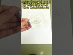 नीला रंग सिम्प्लेक्स एलसी सिंगल मोड एटेन्यूएटर, फाइबर ऑप्टिक CATV के लिए 4db एटेन्यूएटर