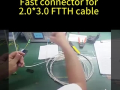 वितरण फ्रेम के लिए ब्लू एससी यूपीसी त्वरित असेंबली कनेक्टर कवर वायर