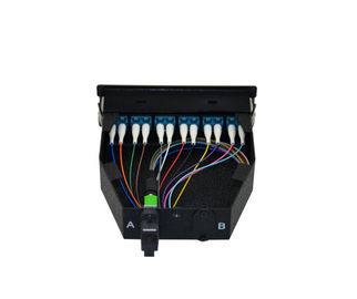 नियंत्रण रेखा एकल मोड कनेक्टर MPO कैसेट पैच पैनल 12 फाइबर नियंत्रण रेखा एडाप्टर उपयुक्त