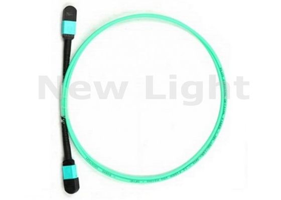 खरीदें 1M 12 कोर एमटीपी से एमटीपी OM3 मल्टीमोड फाइबर ऑप्टिक पैच कॉर्ड केबल online manufacture