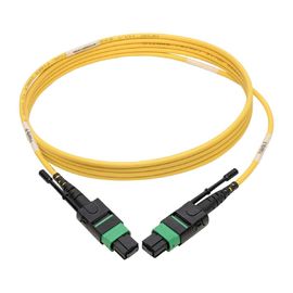 खरीदें QSFP 40/100 Gb के लिए 12 फाइबर पुलिंग प्रकार महिला MPO MTP सिंगल मोड APC फाइबर पैच केबल्स online manufacture