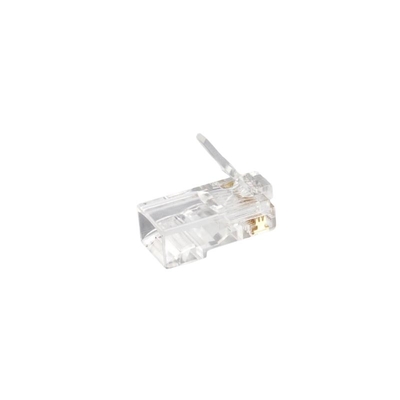 खरीदें Wholesale CAT6 8P8C Transparent RJ45 Plugs - 1000Mbps Pure Copper, Fluke Certified online manufacture