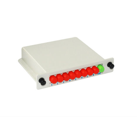 खरीदें एबीएस सामग्री फाइबर ऑप्टिक कैसेट कम सम्मिलन हानि और 1X8/16/32/64 कोर पीएलसी स्प्लिटर एलजीएक्स बॉक्स के साथ online manufacture