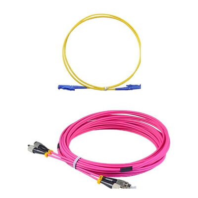 खरीदें FTTH MDU अनुप्रयोगों के लिए 7.5 मिमी न्यूनतम बेंड त्रिज्या के साथ G657A2 बेंड इनसेसिटिव सिंगल मोड फाइबर ऑप्टिक पैच कॉर्ड online manufacture