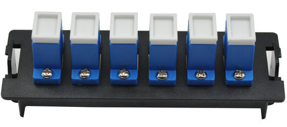 खरीदें प्लास्टिक सामग्री 12 पोर्ट एससी डुप्लेक्स फाइबर ऑप्टिक पैच पैनल के लिए क्लिप स्थापना के साथ 19 इंच 1U वितरण बॉक्स online manufacture