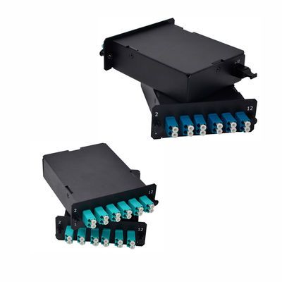 खरीदें 19-इंच रैक माउंट करने योग्य MPO कैसेट मॉड्यूल कॉर्निंग फाइबर ऑप्टिक केबल और लो इंसर्शन लॉस के साथ online manufacture