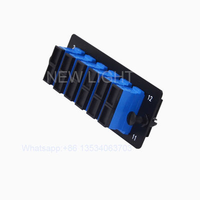 खरीदें 19 इंच रैक माउंट फाइबर ऑप्टिक पैच पैनल एलसी एससी 6/12 पोर्ट एडाप्टर प्लेट और स्लाइड-आउट दराज संलग्नक के साथ online manufacture