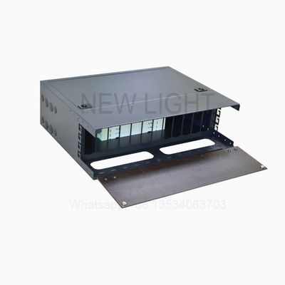 19 इंच 24 पोर्ट एससी कनेक्टर फाइबर ऑप्टिक पैच पैनल फाइबर वितरण बॉक्स और ओडीएफ के लिए