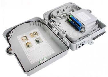 निविड़ अंधकार / डस्टप्रूफ FTTH समाप्ति बॉक्स 16 कोर फाइबर ऑप्टिक अलगानेवाला OEM उपलब्ध