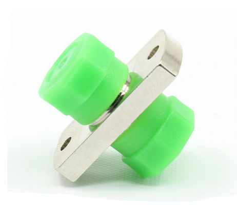 FC APC स्क्वायर फाइबर ऑप्टिक अडैप्टर सिंगल मोड अनुप्रयोगों के लिए मेटल बॉडी के साथ