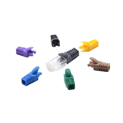 CAT7 परिरक्षित RJ45 ईथरनेट कनेक्टर, 600MHz बैंडविड्थ के साथ, दो-टुकड़ा धातु आवास, और विनाशकारी परिरक्षण