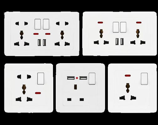 आरजे45 और एलसी/एससी हाइब्रिड वॉल स्विच 10Gbps Cat6A और 100Gbps OM4 के साथ अंतिम नेटवर्क प्रदर्शन के लिए
