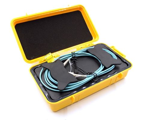 सटीक परीक्षण के लिए ओटीडीआर मल्टीमोड फाइबर ऑप्टिक पैच कॉर्ड एससी-एससी कनेक्टर 3.0 मिमी एलएसजेडएच ओएम3 50/125 के साथ