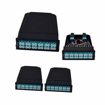 24 फाइबर एमपीओ कैसेट मॉड्यूल कोर्निंग क्लियरकर्व® और प्री-टर्मिनेटेड डिज़ाइन के साथ हाई-डेंसिटी नेटवर्क्स के लिए