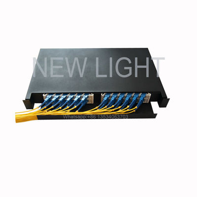 12/24 कोर वॉल-माउंटेड फाइबर डिस्ट्रीब्यूशन फ्रेम कोल्ड-रोल्ड स्टील कंस्ट्रक्शन के साथ इनडोर फाइबर प्रबंधन के लिए