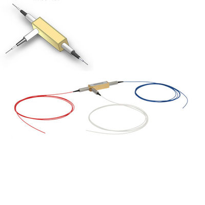 FC APC SM ऑप्टिकल फाइबर सर्कुलेटर जिसमें 1280 - 1400 nm तरंग दैर्ध्य रेंज और द्वि-दिशात्मक सिग्नल ट्रांसमिशन के लिए Hi1060 फाइबर है