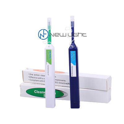 ज़िरकोनिया स्लीव फाइबर ऑप्टिक कनेक्टर क्लीनर, एक-क्लिक सफाई और SC FC ST कनेक्टर्स के लिए 800+ सफाई के साथ