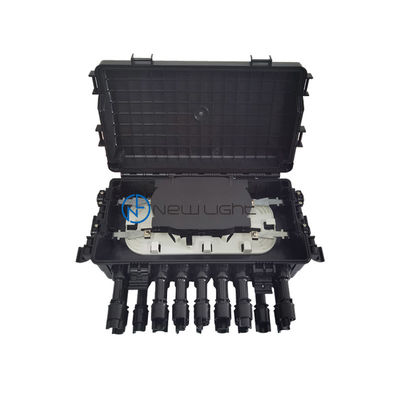 16 पोर्ट एबीएस एफटीटीएच फाइबर ऑप्टिक टर्मिनेशन बॉक्स सुरक्षित फाइबर स्प्लिसिंग और वितरण के लिए वॉल माउंटिंग के साथ