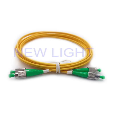 G657A1 SC / APC से Lc मल्टीमोड डुप्लेक्स फाइबर ऑप्टिक पैच केबल LSZH 2.0 मिमी